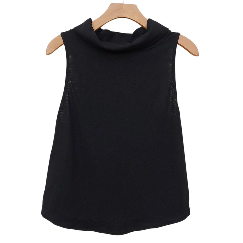 We The Free Top Womens Small Black Summer Thing Sleeveless Cowl Neck Bohemian